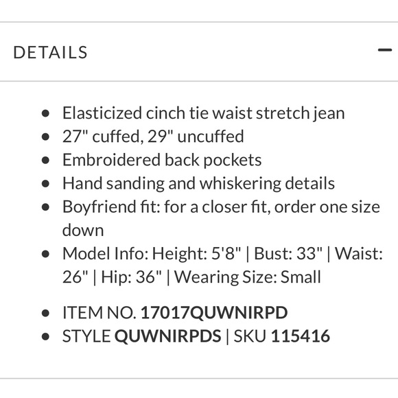 Big Star Nirvana boyfriend cropped jeans BNWOT - Picture 7 of 8